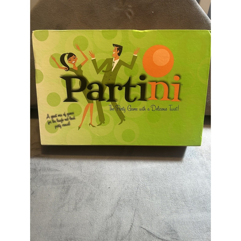 Partini Party Game Parker Brothers Hasbro 2008 Adult Party Game New Open Box